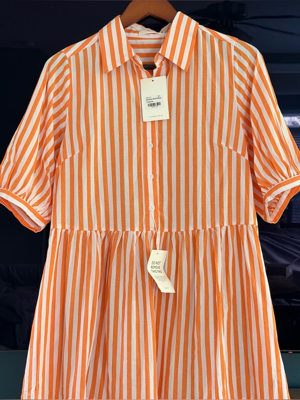 MAYE Marine Shirtdress - NWT